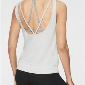 Athleta Serenity V back Soft Cozy Athletic tank NWT